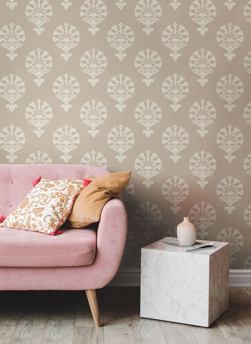 Luxor  Gold Metallic Wallpaper