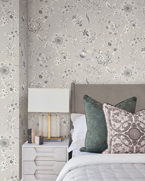 Sutton Grey Wallpaper