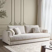 Online Designer Living Room Hester 3-Seater Fabric Sofa