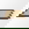 Silas Cane and Medium Brown Wood Rectangular Tray thumbnail 3