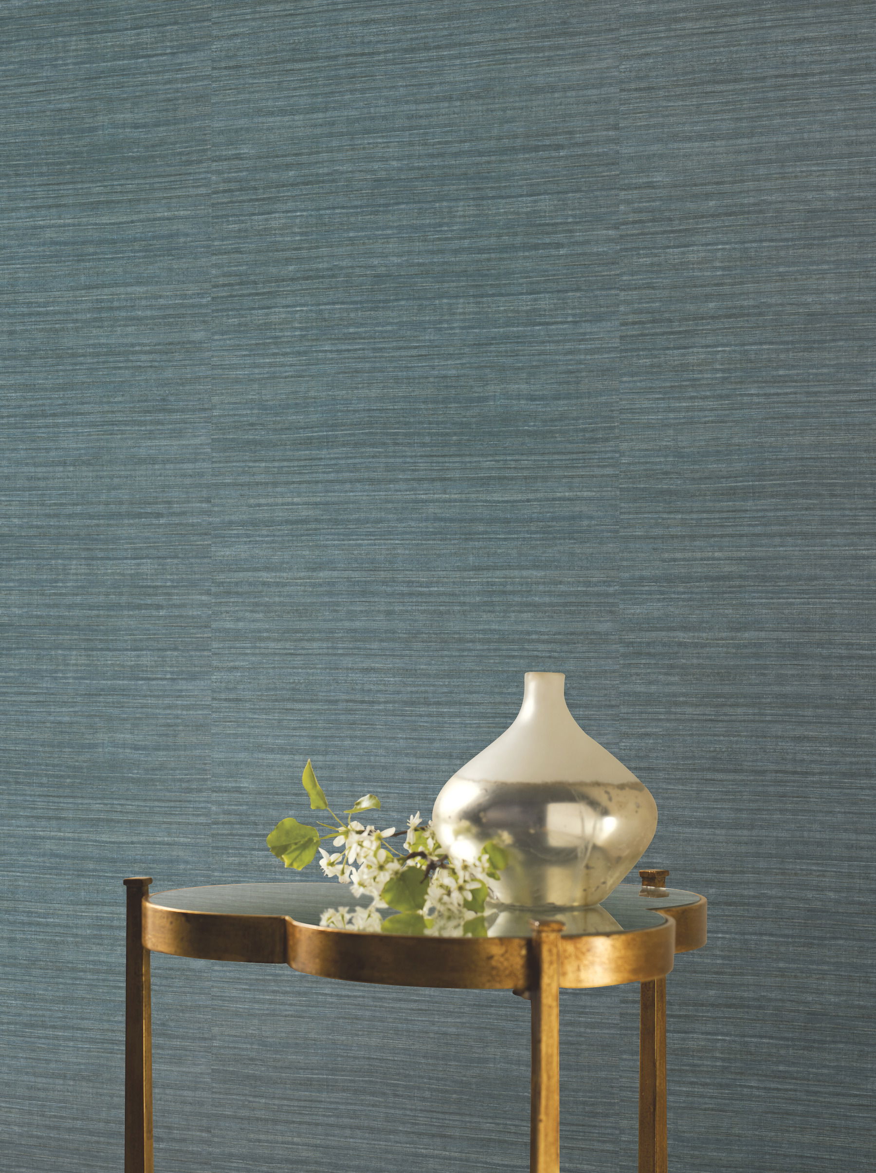 Silk Elegance Dark Blue Wallpaper large image 