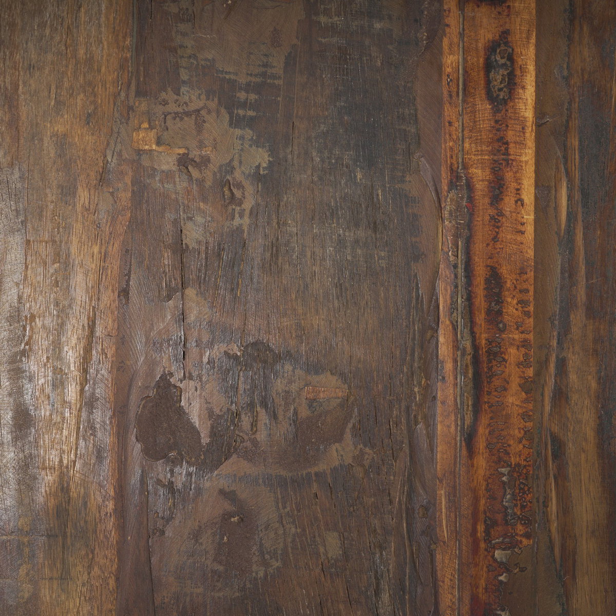Estelle Rustic Brown Reclaimed Wood Bench, Benche by Mercana, 55" length x 16" width x 18" height View 5