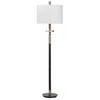 Maud Aged Black Floor Lamp, by Uttermost, 18" width x 67" height x 18" depth thumbnail 4