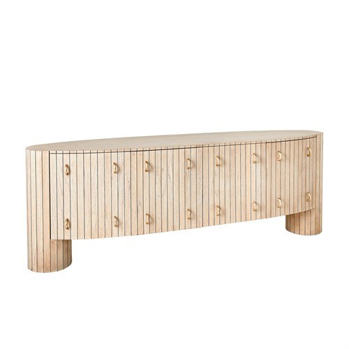 Luna Media Console, Furniture by Global Views, 84" width x 29" height View 1