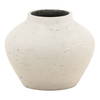 Jocasta Vase Antique White Medium, Decor by Dovetail, 9.3" width x 7.5" height x 9.3" diameter x 9.3" depth thumbnail 1