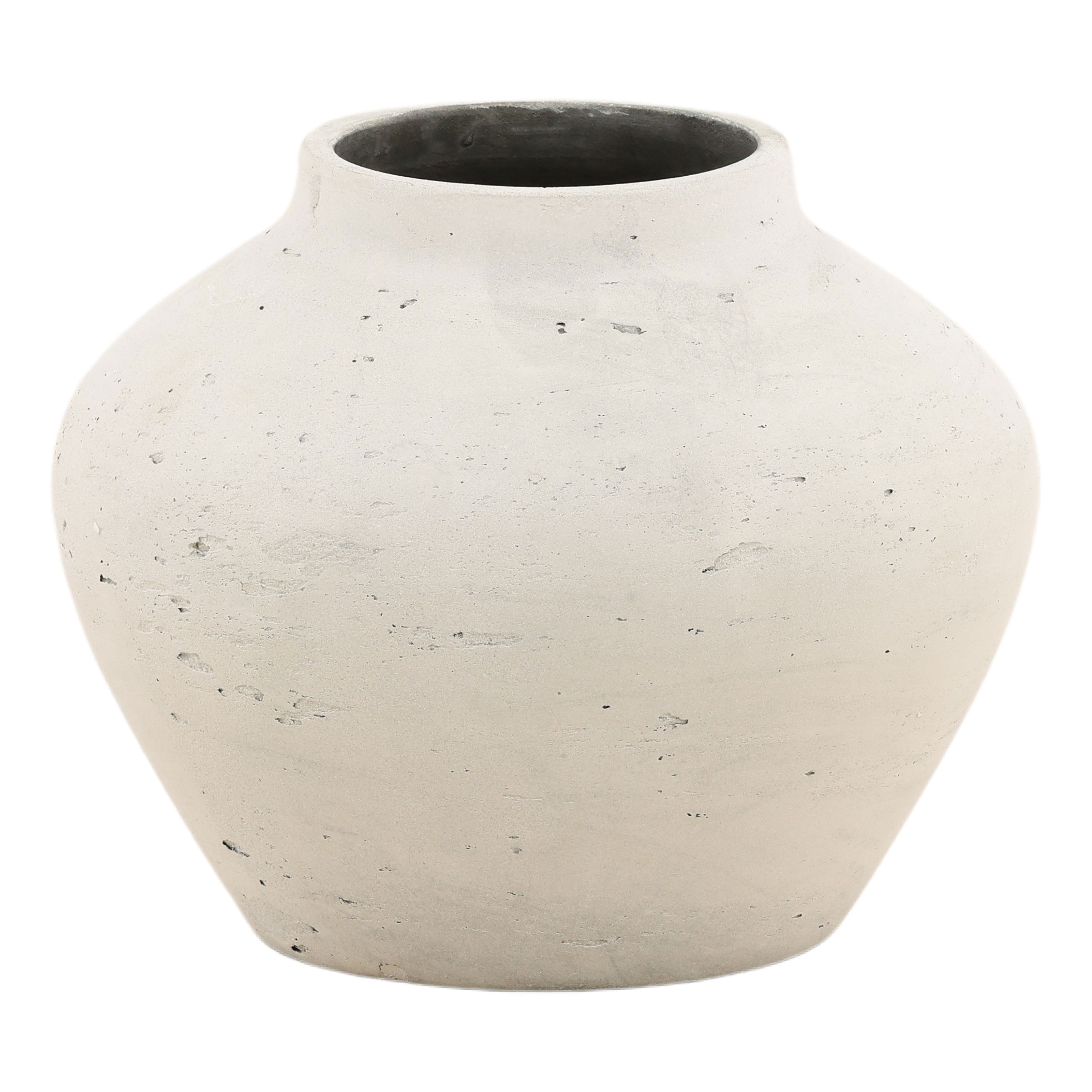Jocasta Vase Antique White Medium large image 