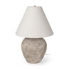 Marvin Taupe Ceramic Table Lamp, by Mercana, 18" length x 18" width x 27.5" height thumbnail 1