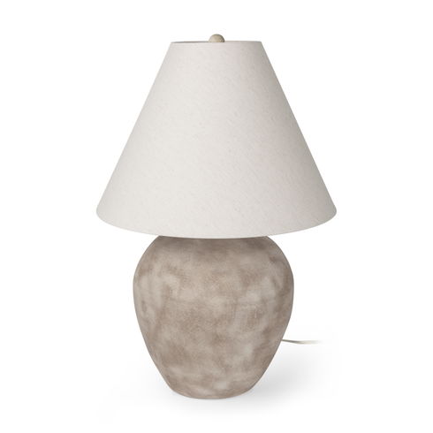 Marvin Taupe Ceramic Table Lamp