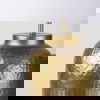 Leo 18.0L x 18.0W x 31.0H Gold Hammered with White Fabric Shade Table Lamp thumbnail 3