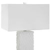 Pillar White Marble Table Lamp thumbnail 5