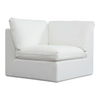 Miles Outdoor Corner White, Sectional Sofa by Moe's Home, 40" width x 35.8" height x 40" depth thumbnail 2