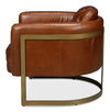 Finn Leather Club Chair, Havana Brown thumbnail 8