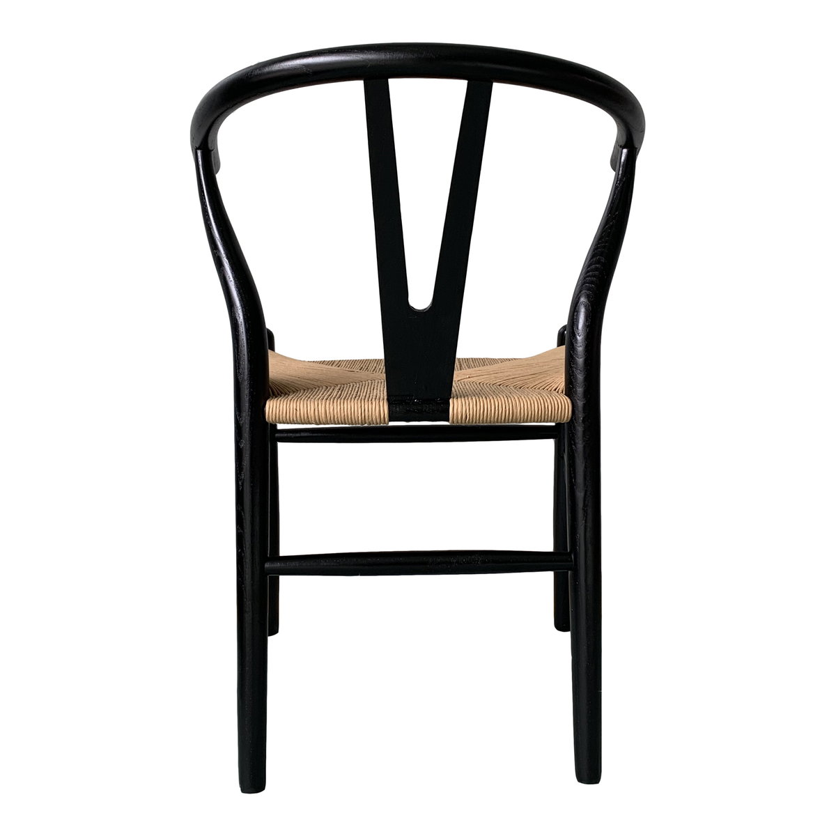 Ventana Dining Chair Black And Natural - Set Of Two, by Moe's Home, 19.5" width x 31" height x 16.5" depth View 6