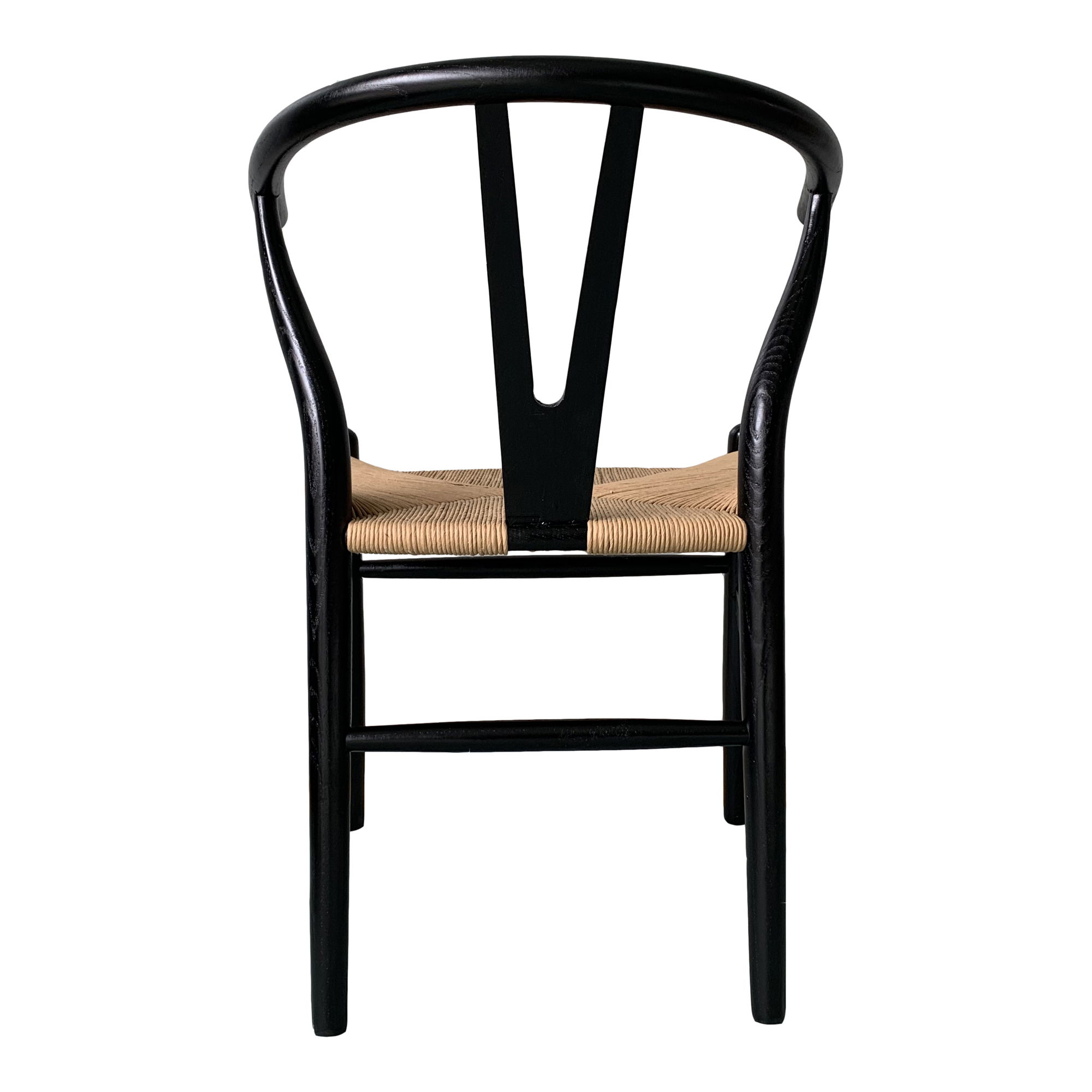 Ventana Dining Chair Black And Natural - Set Of Two large image 