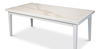 Rect. Extension Dining Table, White, by Sarreid, 81" length x 41" width x 45659" height thumbnail 4