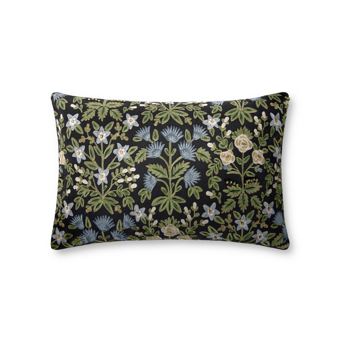 Rifle Paper Co. x Loloi No Name Pillow, Decorative Pillow, 13" length x 21" width View 1