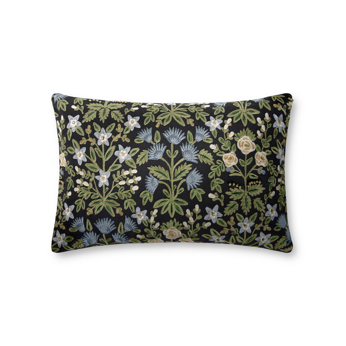 Rifle Paper Co. x Loloi Pillows Pillow, Decorative Pillow, 13" length x 21" width View 1