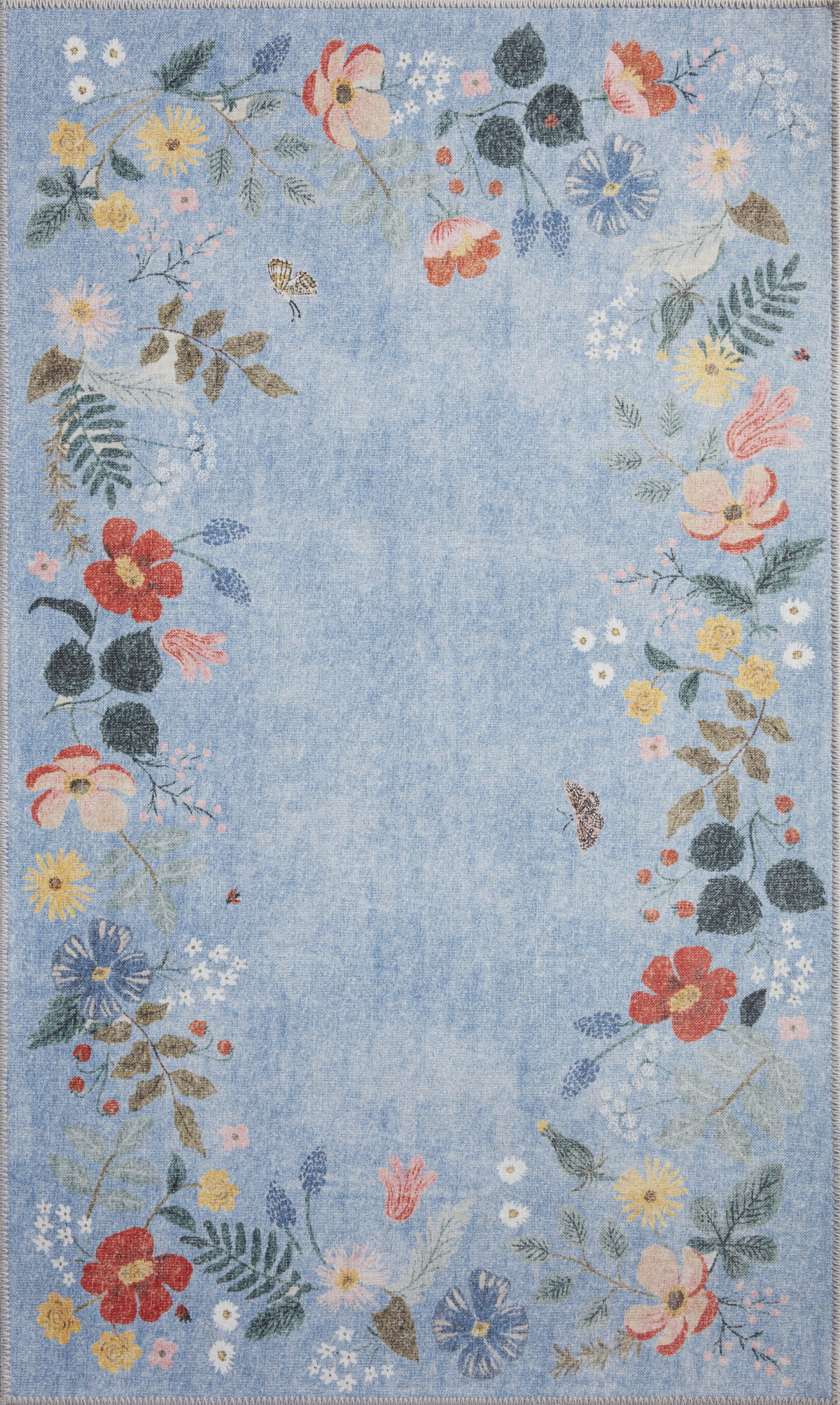 Rifle Paper Co. x Loloi Atelier Rug, 2' length x 5' width