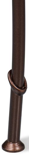 Kew Gardens Leather Nesting Tables, by Sarreid, 1'2" length x 1'11" width x 2'1" height thumbnail 8