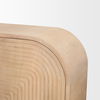 Sorina Reverse Fluted Light Brown Wood Sideboard thumbnail 8