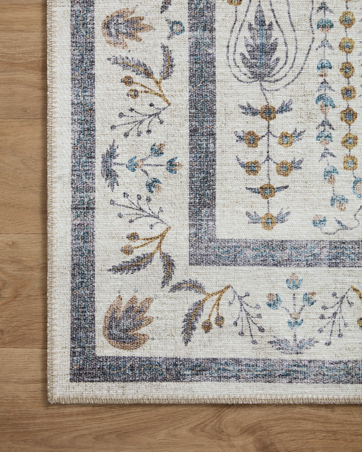 Rifle Paper Co. x Loloi Maison Rug, 3' length x 3' width View 4