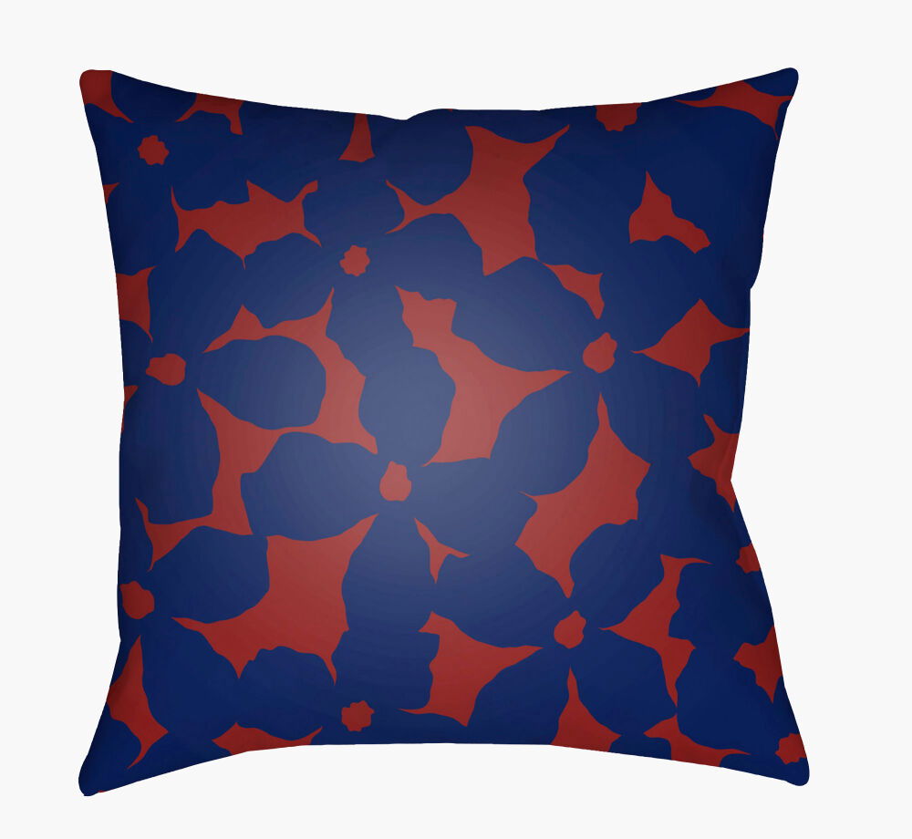 Moody Floral Accent Pillow, Decorative Pillow by Surya, 18" length x 18" width