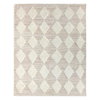 Jaipur Living Medak KEO14 Handknotted Striped White and Tan Area Rug, 6' width x 9' height x 0.33" depth thumbnail 3