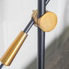 Fragon II(26'H) Black/Gold Metal Adjustable Cone Shade Table Lamp, by Mercana, 9" length x 9" width x 26" height thumbnail 6
