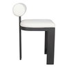 Bolster Back White Outdoor Counter Stool, Outdoor Stool by Uttermost, 1'8" width x 3'2.5" height x 2'2.25" depth thumbnail 7