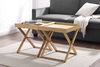 Teline Tray Table, Caramelized, Living Room by Greenington, 19" length x 19" width x 21" height thumbnail 4