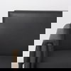 Ashton Black Faux Leather Fabric with Dark Brown Wood Accent Chair thumbnail 9