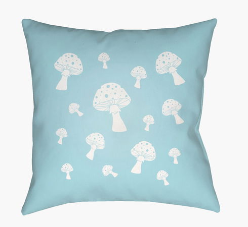Mushrooms Accent Pillow