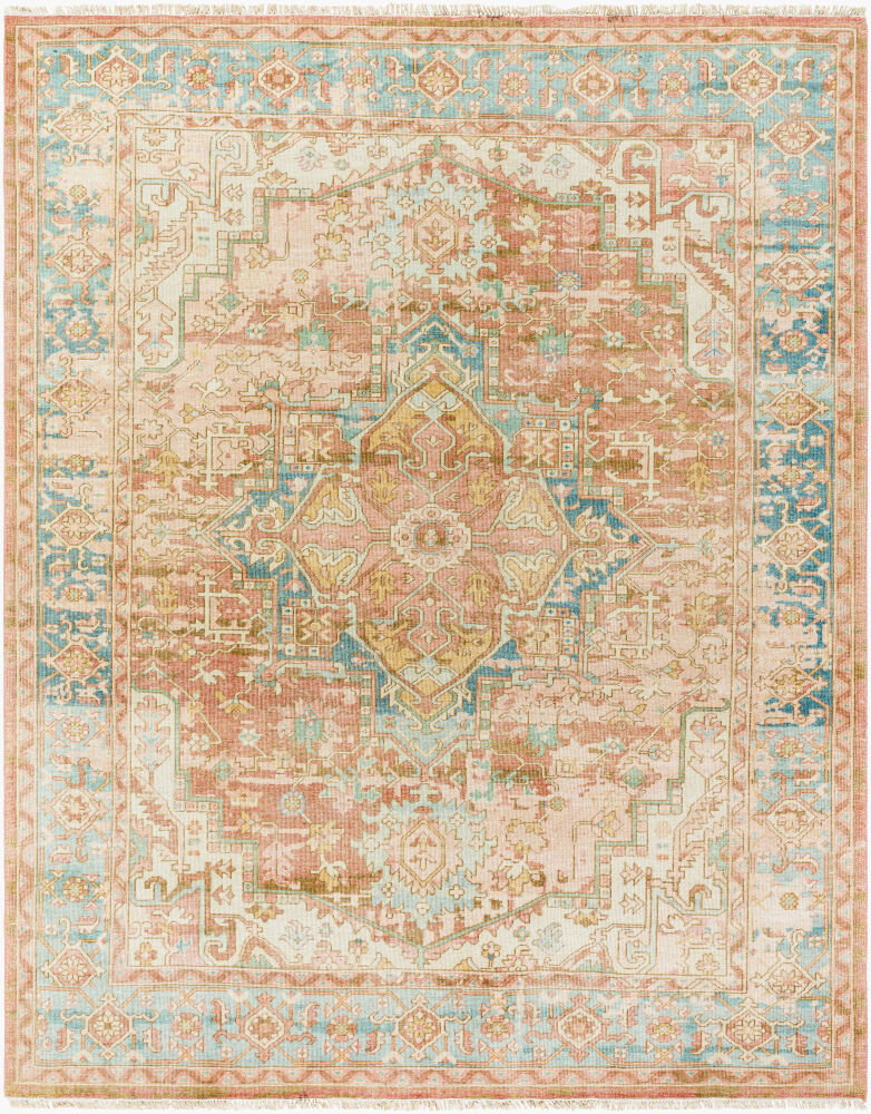 Hamadan Handmade Rug, by Surya, 1'6" length x 1'6" width