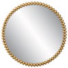 Byzantine Round Gold Mirror, by Uttermost, 41.25" width x 41.25" height x 2" depth thumbnail 1