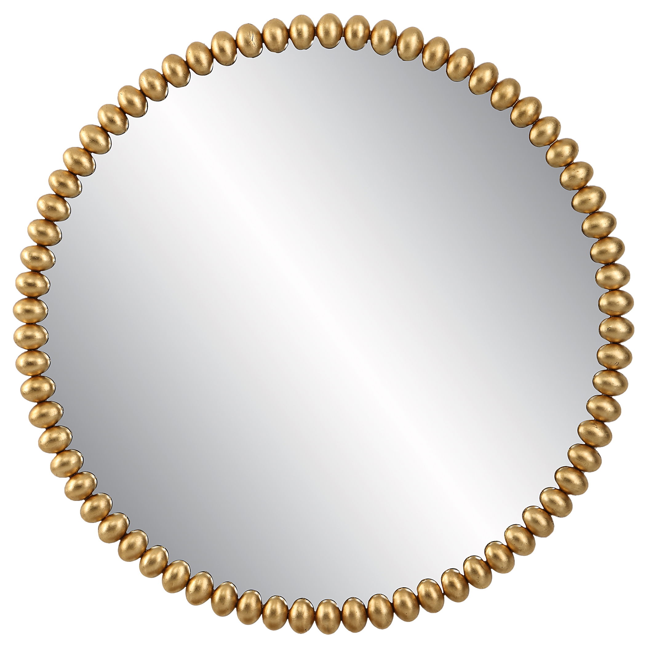 Byzantine Round Gold Mirror Byzantine Round Gold Mirror large image