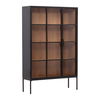 Imara Cabinet Black, Cabinets & Sideboard by Dovetail, 48" width x 74" height x 15" depth thumbnail 1
