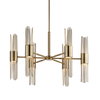 Cret 12 Light Brass Chandelier, by Uttermost, 31" width x 20.62" height x 31" diameter x 31" depth thumbnail 7