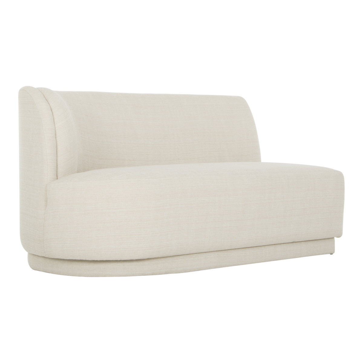 Yoon 2 Seat Sofa Left, Sofas & Sectional by Moe's Home, 59.5" width x 32.25" height x 35.5" depth View 2
