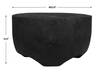 Elevate Black Coffee Table, by Uttermost, 23.5" width x 13.5" height x 23.5" depth thumbnail 3