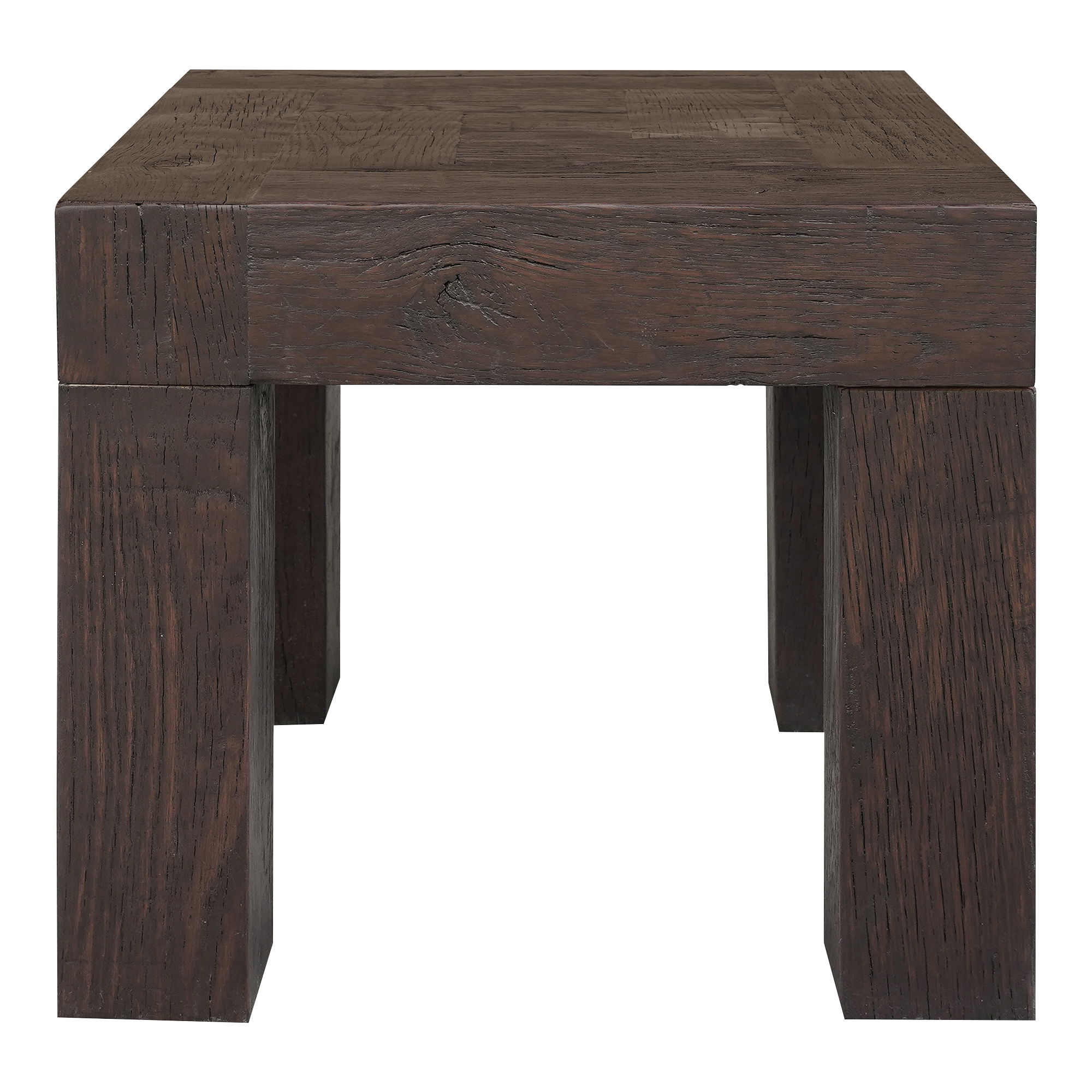 Evander Side Table Rustic Brown, Side & End Table by Moe's Home, 22" width x 20" height x 22" depth View 1