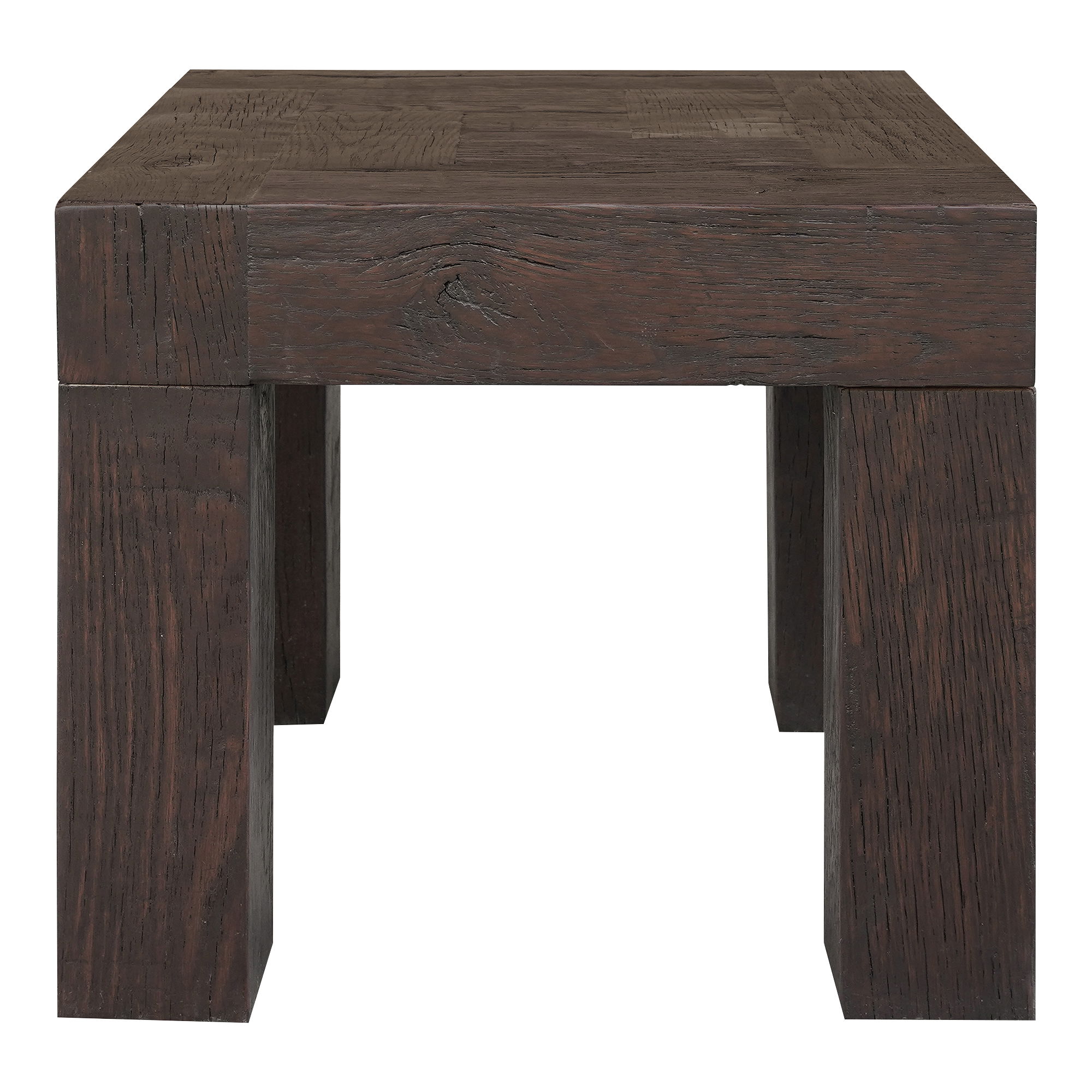 Evander Side Table Rustic Brown large image 