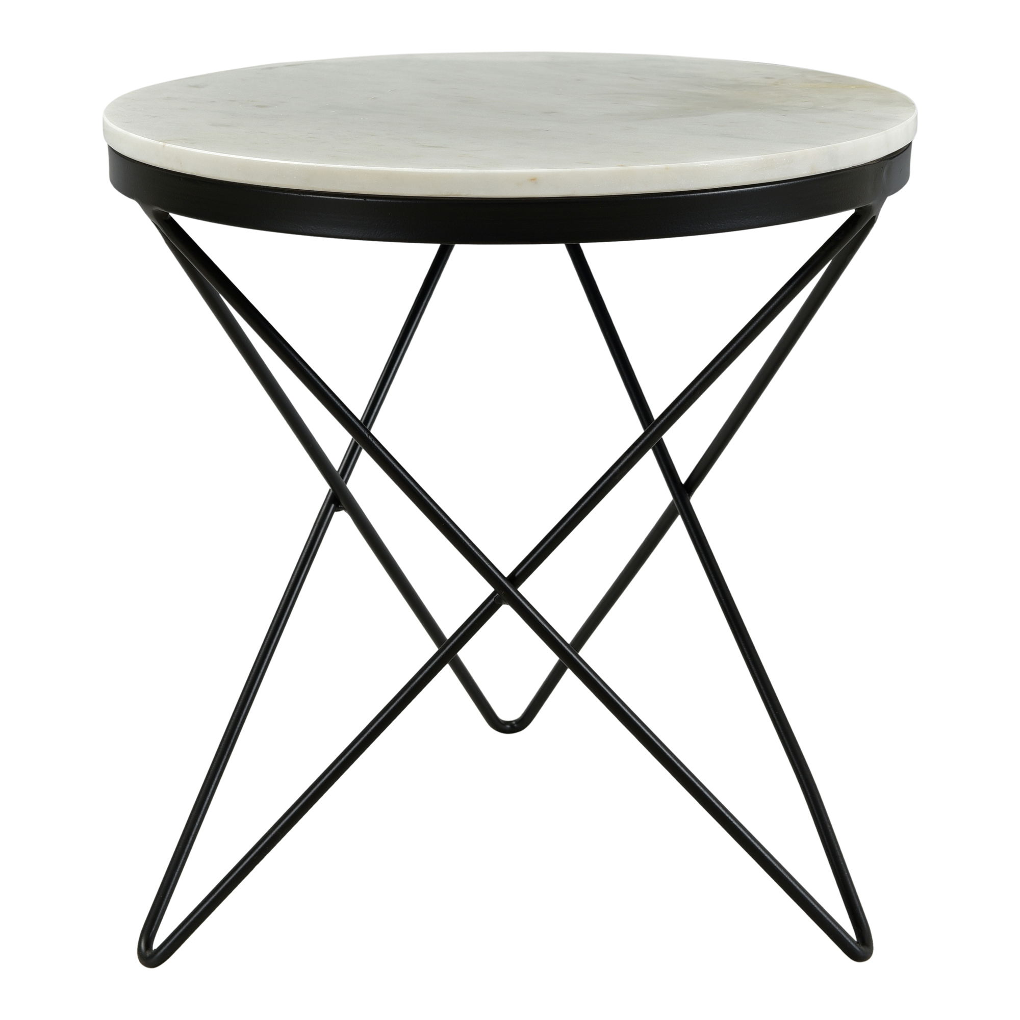 Haley Side Table Black, Side & End Table by Moe's Home, 20" width x 20" height x 20" depth View 1
