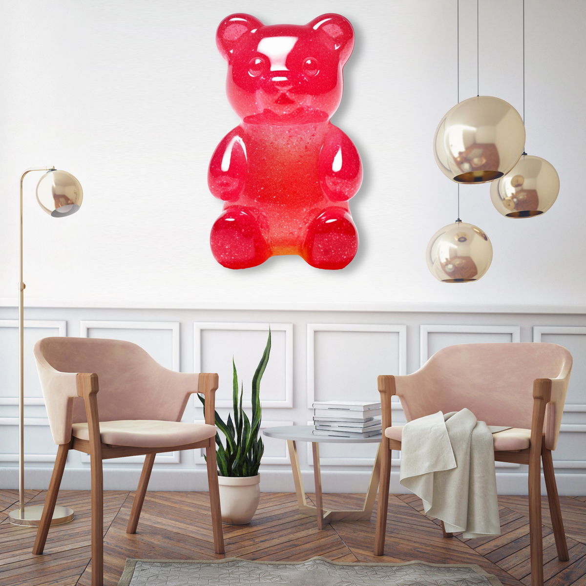 Gummy Bear Candied Apple (No Embellishment), Art by Oliver Gal,  15x10 View 4