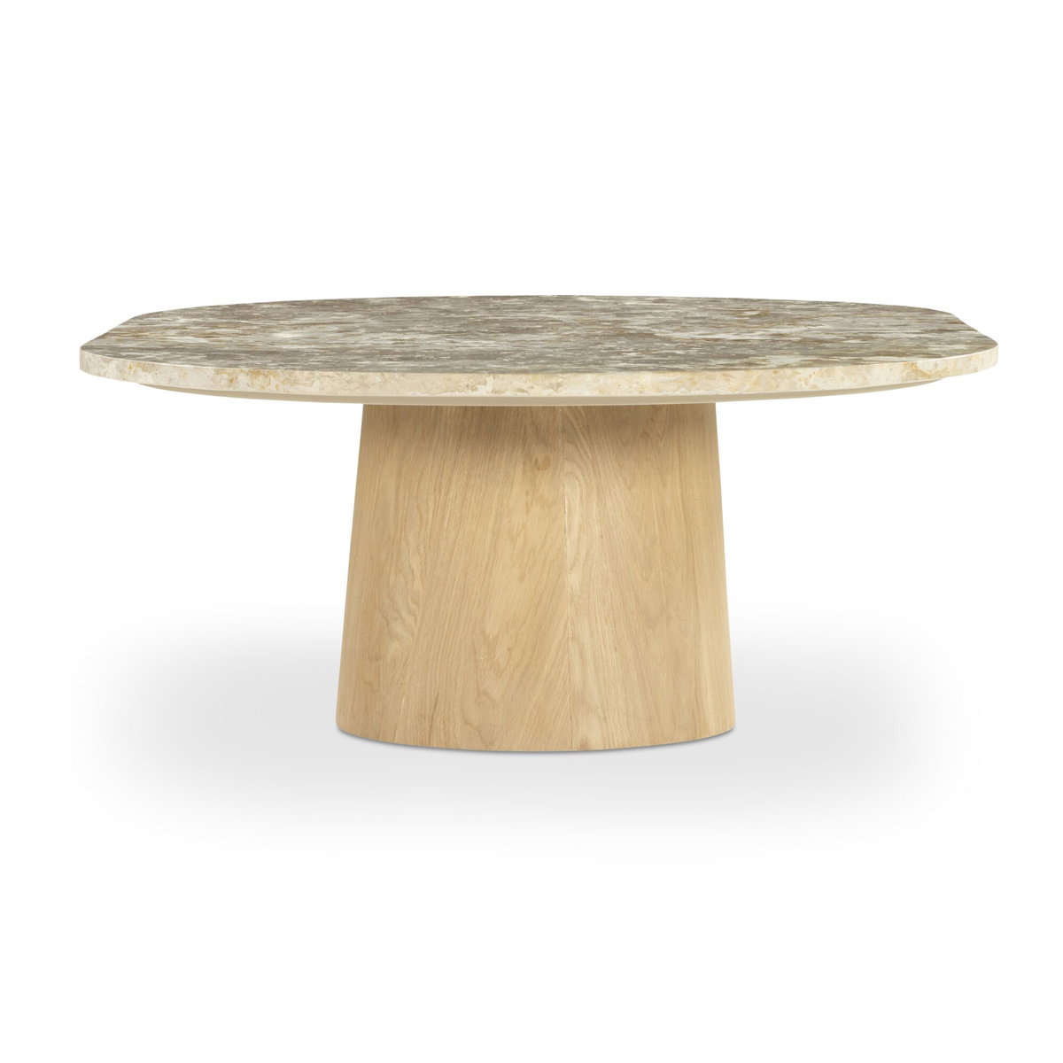 Carly Coffee Table Panther Stone, by Moe's Home, 54" width x 15" height x 36" depth View 3
