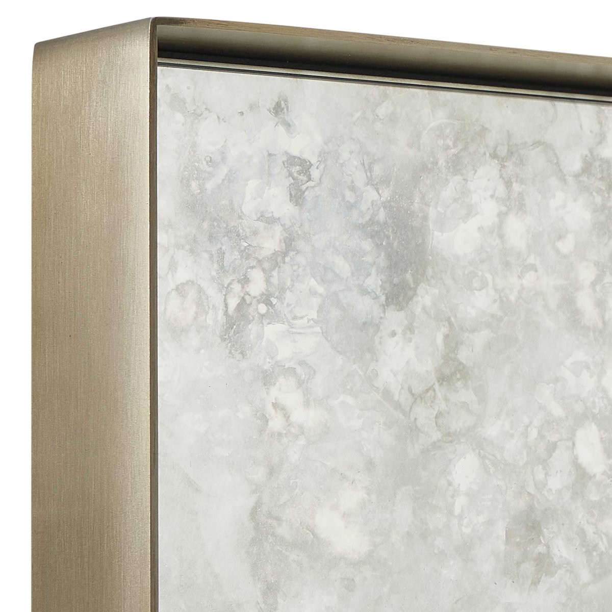Fredric Square Antique Mirror, by Uttermost, 24.25" width x 24.25" height x 1.5" depth View 6