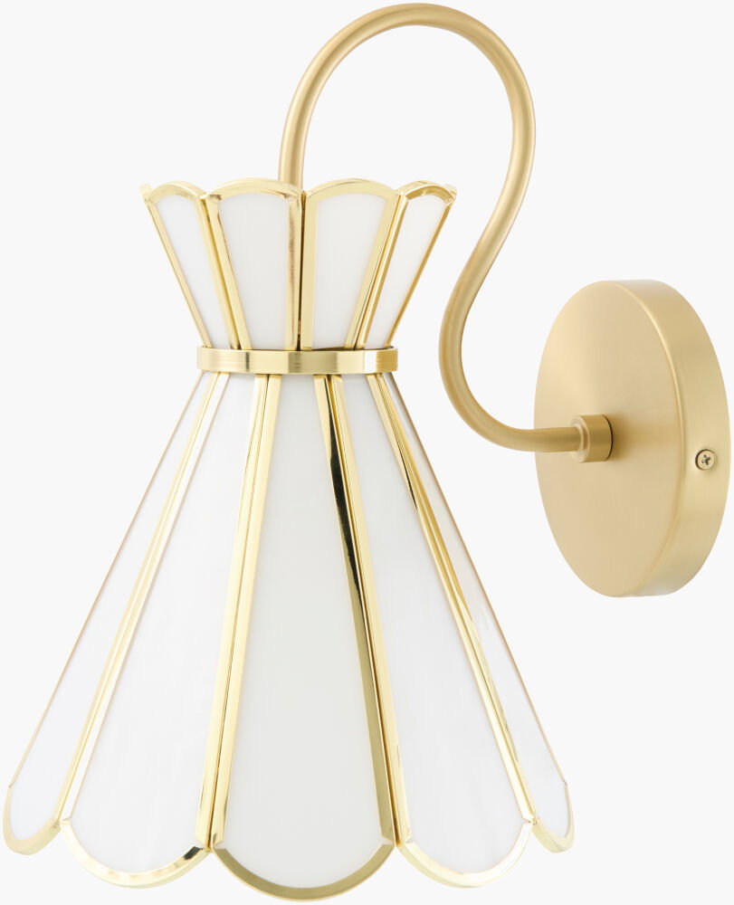 Zevara Wall Sconce, by Surya, 10" length x 8" width x 13" height