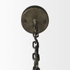 Zaio 12.5Lx 12.5W x 18.5H Weathered Antique Gold Metal Caged Bulb Pendant Light thumbnail 4