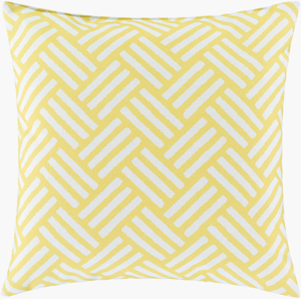Basketweave Accent Pillow, Decorative Pillow by Surya, 16" length x 16" width