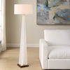 Rosin White Floor Lamp, by Uttermost, 20" width x 66.25" height x 20" depth thumbnail 2