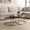 Aragon Gray Nesting Coffee Tables Set/2 thumbnail 2